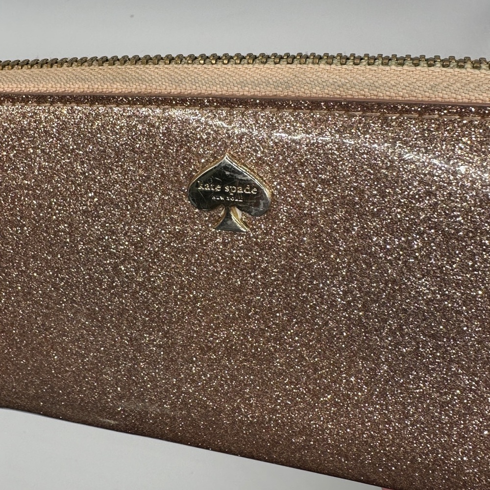 Kate Spade Sparkling Rose Gold Wallet